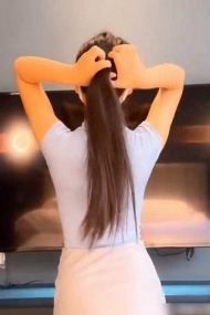 优雅气质尤物御姐女神，高挑马尾性感包臀裙顶级女神，掰开美腿暴力输出！穷人高高在上的女神在金主面前是随意玩弄精盆