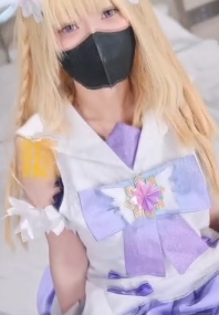 纯欲系少女萌妹『悠悠米』瑶妹粉狂喜 王者荣耀瑶coser陪玩后的隐藏服务，纯洁无瑕的美少女仙女粉穴 又骚又纯