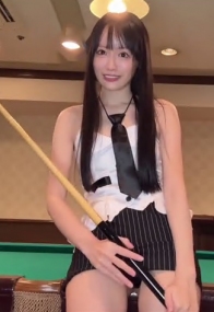 Yuah超美黑丝少女塞着跳蛋打台球 娇艳欲滴，骑乘位M腿榨精男友 一杆进洞内射粉嫩小穴